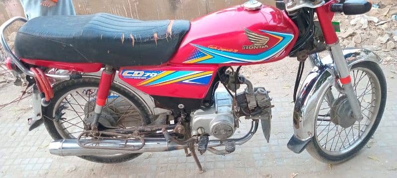 Honda cd70 19 model far sel Al Punjab number 3