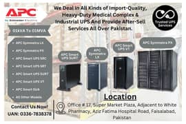 APC Smart UPS SRC, SURT, VT & SUA, Symmetra LX & PX | Industrial UPS |