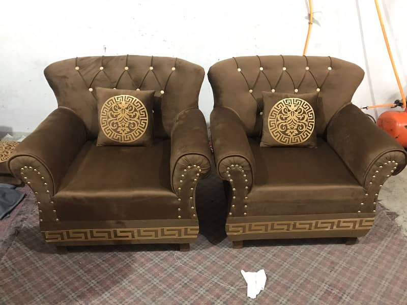 sofa set | Wooden sofa | Velvet sofa | Luxury sofa | 5 seater sofa 7