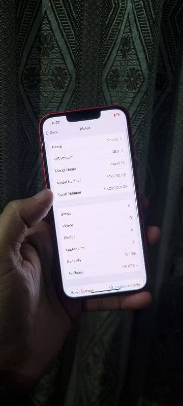 IPhone 14   jv bypsss 128gb 94battry 9