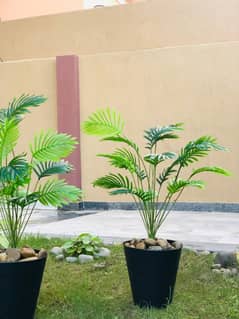 Artificial Areca Palm 3 Feet Plants with ORIGINAL IKEA POTS