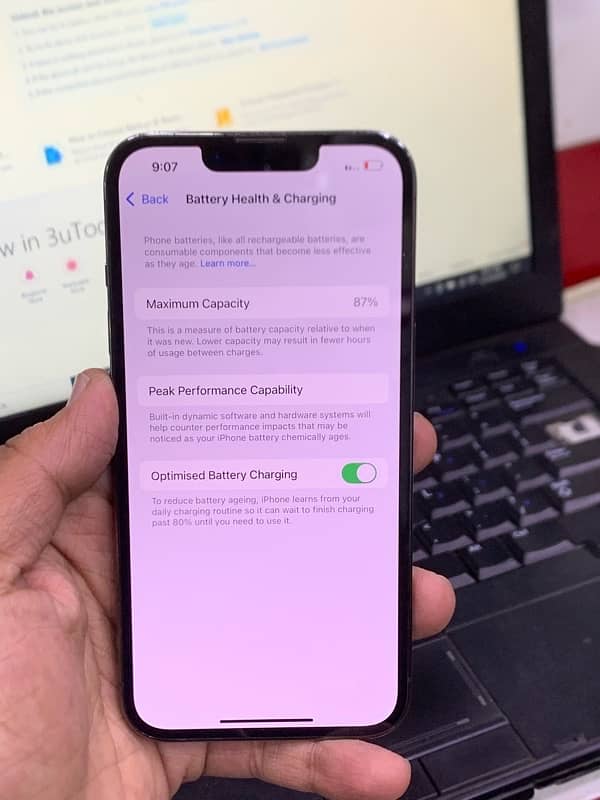 Iphone 13 Pro 256Gb Factory unlock Sim will work 4 month 87 battery 1