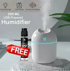 Air Humidifier - 220ml Mini Diffuser for Air Freshener with free 5ml