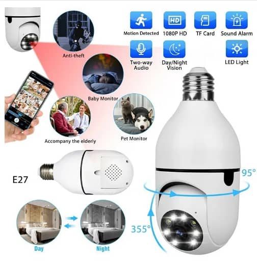 Indoor  Wifi Camera Wireless V380 CCTV 1