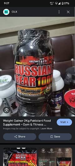 Russian Bear 10000 2kg supplement available original