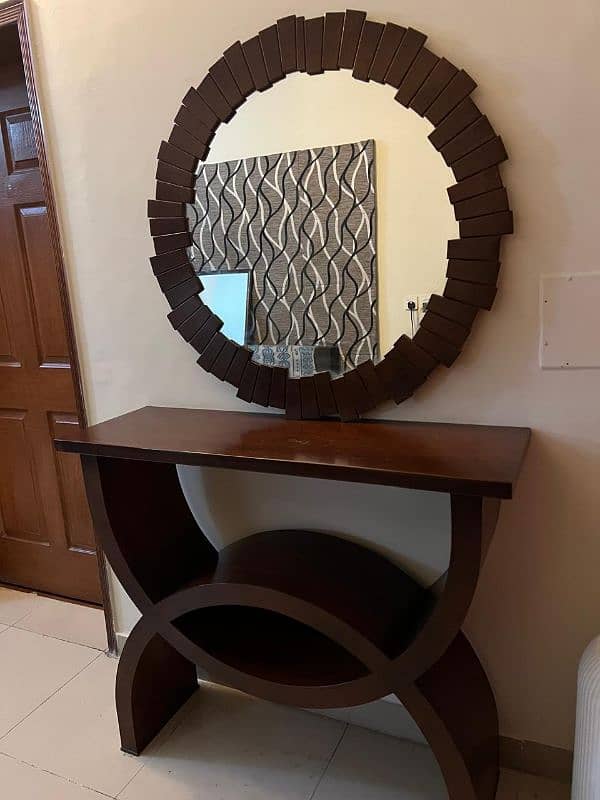 Console table with mirror 0