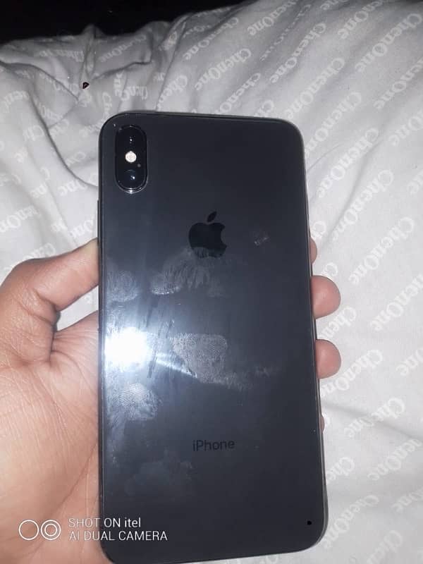 i phone XSMAX 10/10 batery health80 64gb non aproved All ok waterpack 2