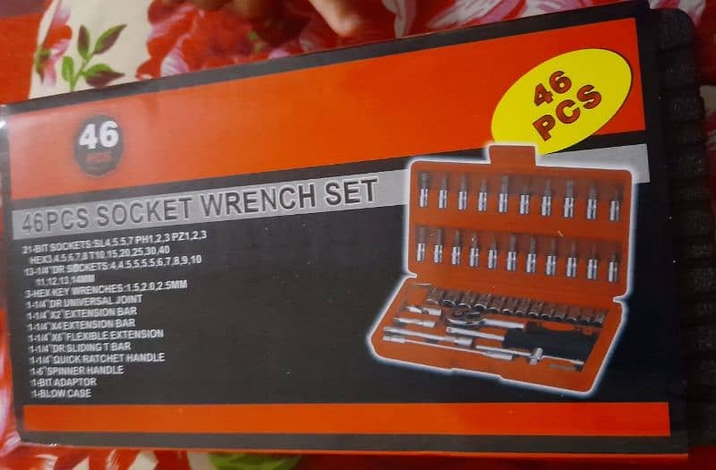 Imported 46 Pcs Socket Wrench Set 7