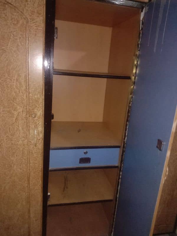 full size wooden cupboard double parts 1