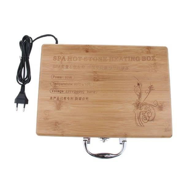 SPA Stones Heater Box Wooden Imported 0