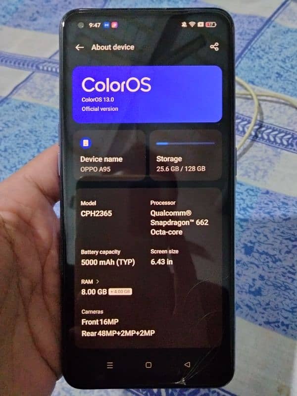 OPPO A95 WITH COMPLETE BOX 5