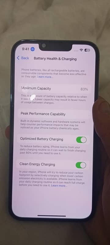 iPhone 13 Pro back crack 83 battery health 3