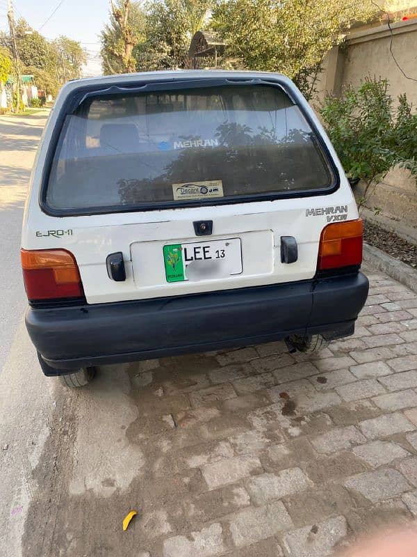 genuine Mehran  2013 exchnge possible 5