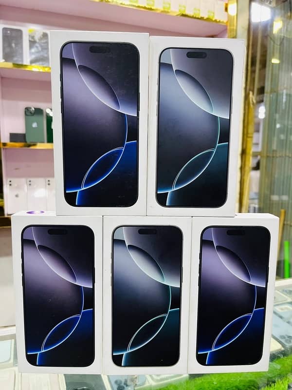 Iphone 16 Pro 16 Pro Max non pta box pack Non active now available 1