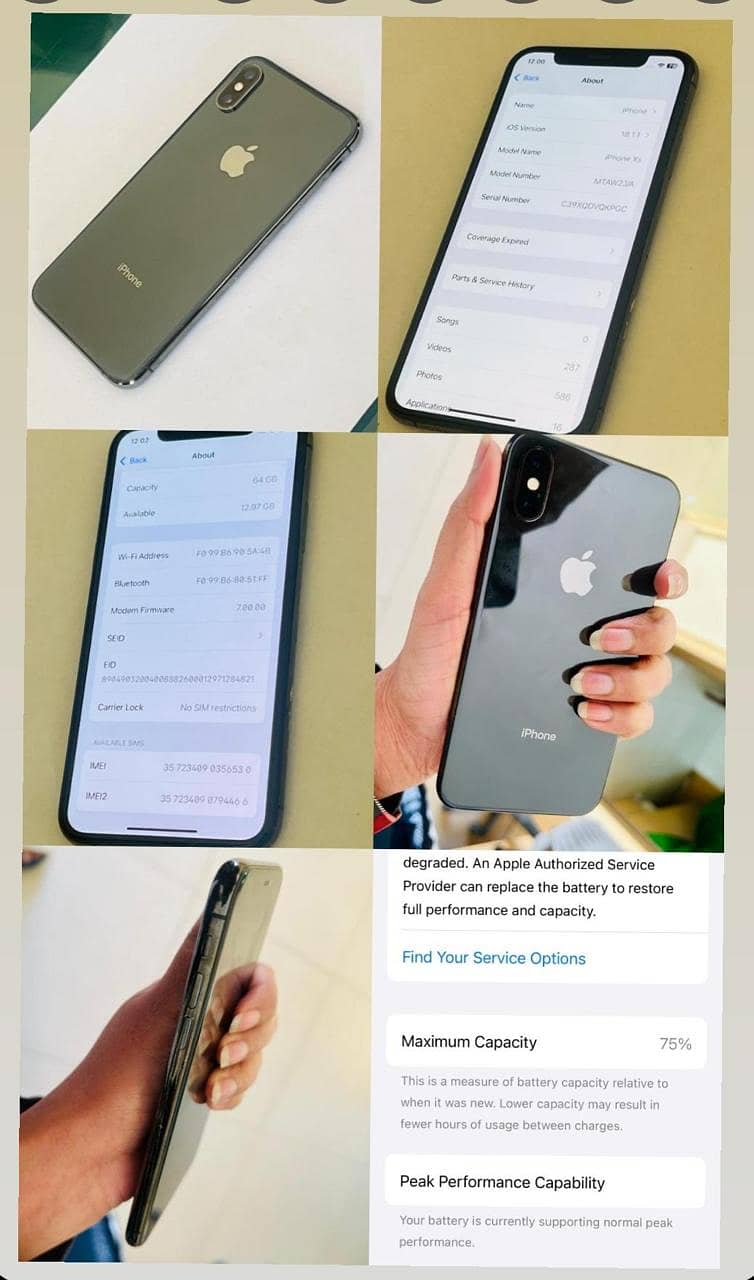 Apple iPhone XS on Service 8