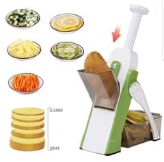 stainless steel vegetable cutter. . versatile and compact kitchen tool