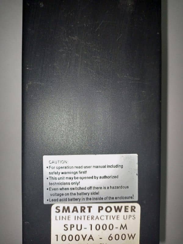 Smart Power 1000 VA Metal Short Backup UPS - SPU1000M 1