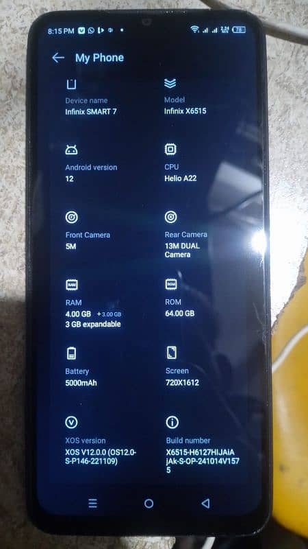 I want to sell my Infinix smart 7hd 1