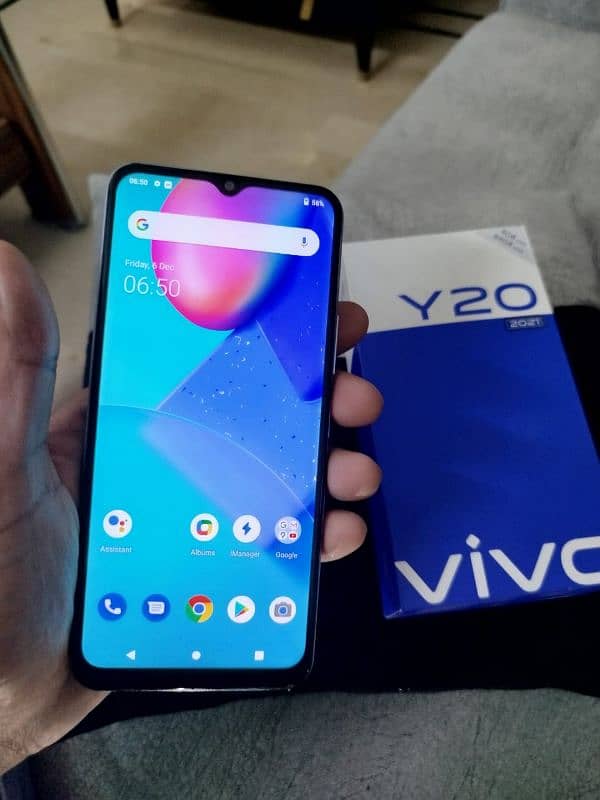 Vivo Y20 4/64 blue 3