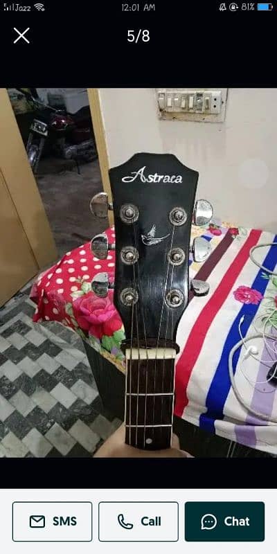 Acoustic guitar jambo size with all accessories 2