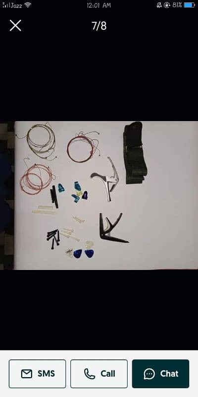 Acoustic guitar jambo size with all accessories 6