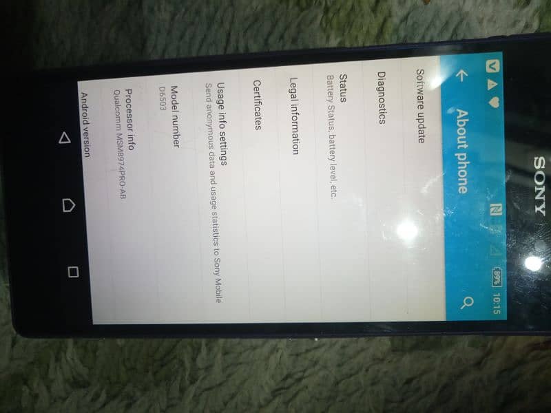 Sony z5 mini Pta block he 2/16gb good battry timng 3