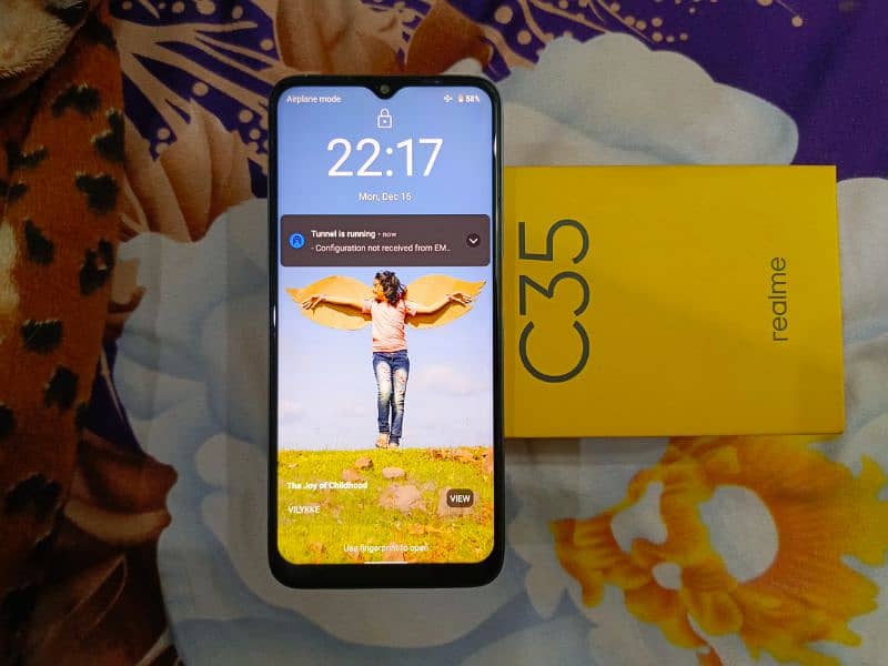 realme c35 good condition full complete box 4 128 4