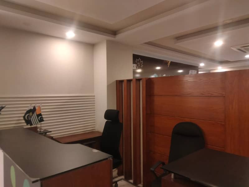 I-9 BRAND NEW 2600 SQ. FEET OFFICE REAL PICS ATTACHED NEAR TO METRO BUS STOP HUGE CAR PARKING 6