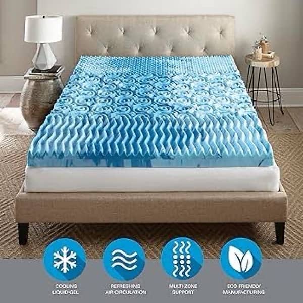 Cool Gel 7 Zoon Mattress Toper 0