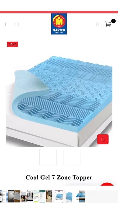 Cool Gel 7 Zoon Mattress Toper 2