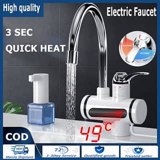 Instant Electric Hot Water Heater Tap With Hand Shower 2