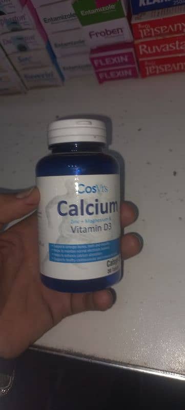 calcium. zinc  magnesium and vitamin D 3 1