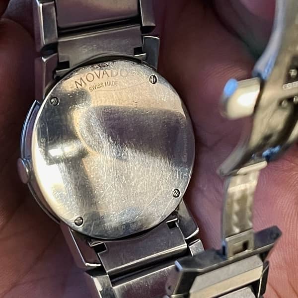 Movado siwss made sapphire glass watch 3