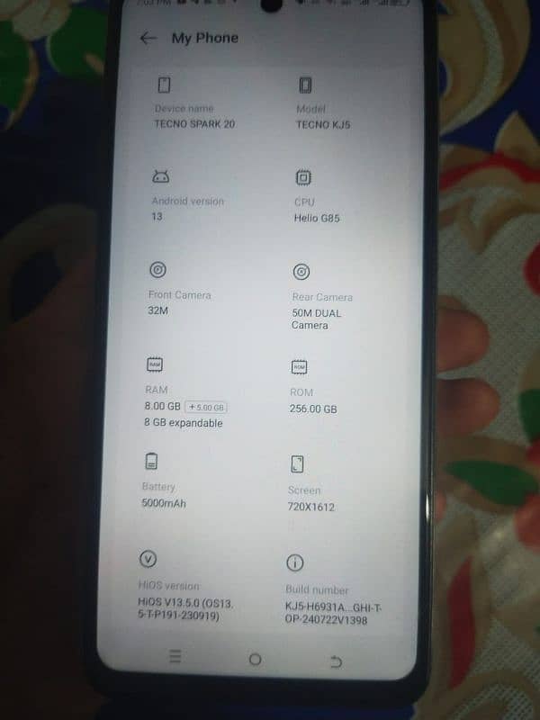 Tecno spark 20 in new condition 1