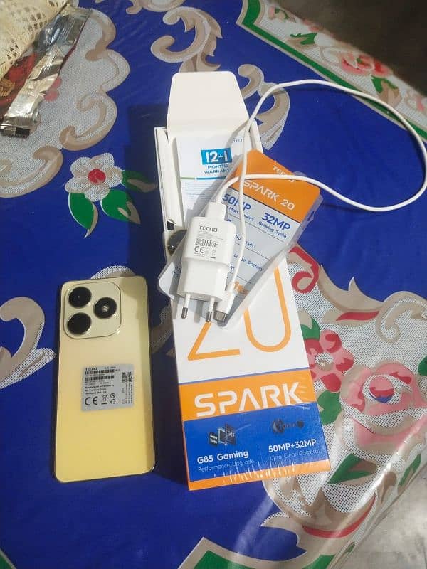 Tecno spark 20 in new condition 2