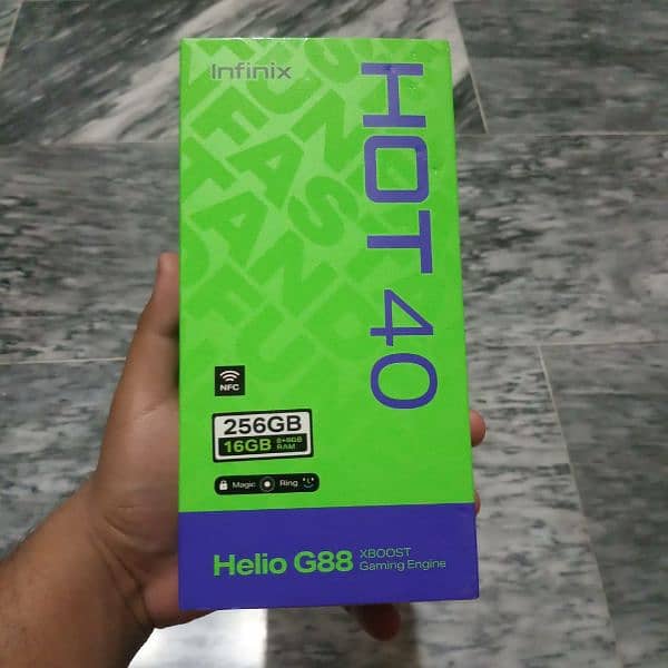 Infinix Hot 40 for sale 16 Gb ram 256 Gb Rom All mobile ok condition 0