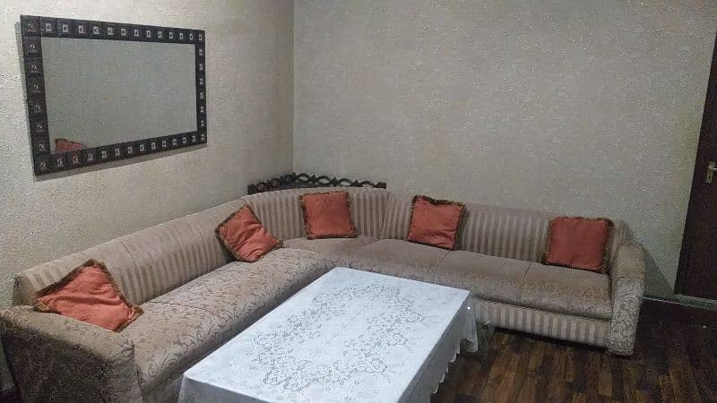 L-Shap sofa set, living room sofa\ 7 seater sofa with cushion 0