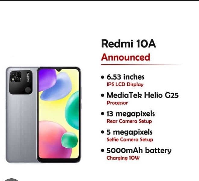 Redmi 10a  4=64 0