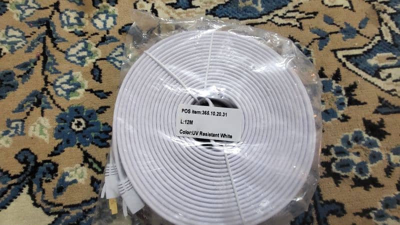 CAT 6A Flat LAN Cable - 25 Ft lenght 6