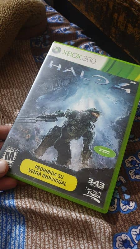 Xbox 360 Original Cd Halo Game with All Parts 1