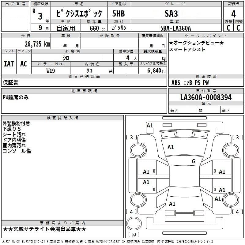 Daihatsu Mira 2021 LSA3 PACKAGE (4.0 Grade) 13