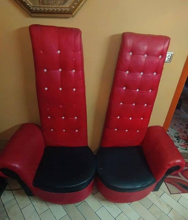 Set of 2 Long Head Sofa 2