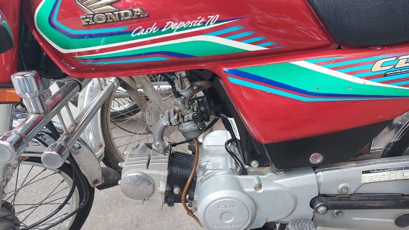 Honda CD70cc bick argent for sell engan file ok whtasap03406723051 1