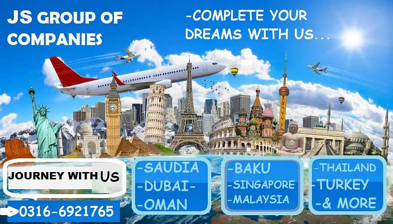 Airline Tickets & Visit Visas Available 2