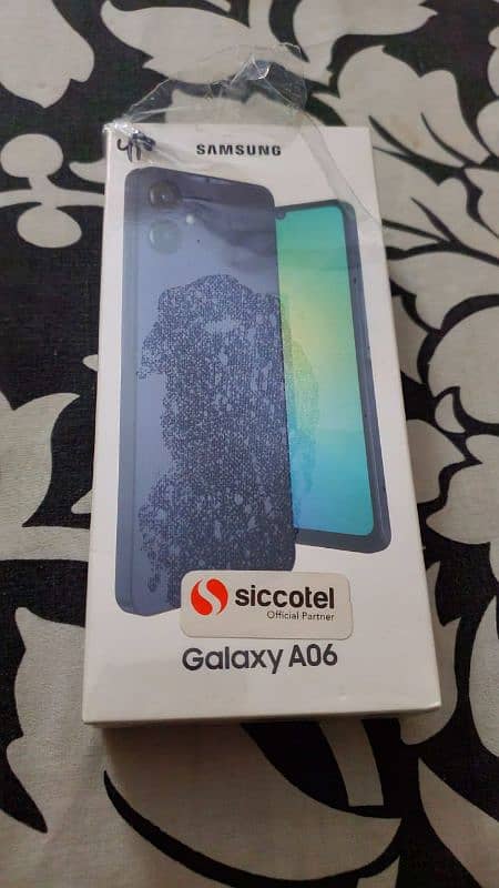 samsung galaxy A06 4gb 64gb just 1 week used 2