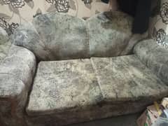 2 seated sofa in very good quality , made of great and heavy wood