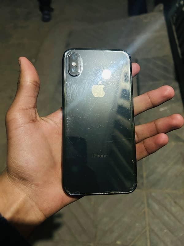 iPhone X  Non PTA  , 256 GB , Pannel Change , Battery Service pr hy 0