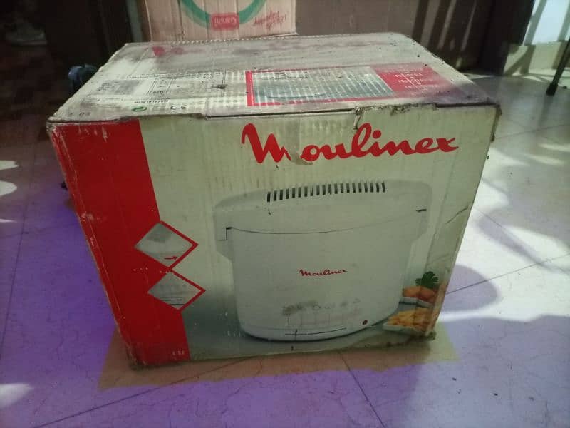 moulinex orignal made France very rare used Fryer with box 0