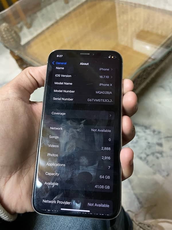 IPHONE X FOR SALE PTA 6