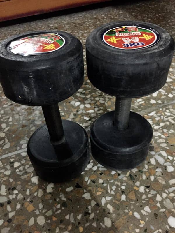 3kg pair dumbbells 1